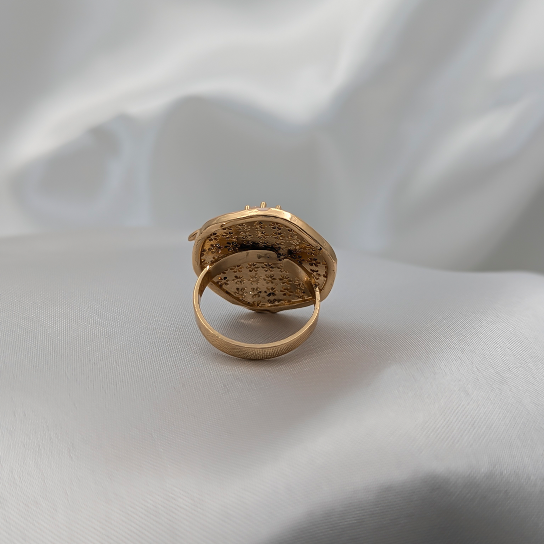 Floral Pearl Ring