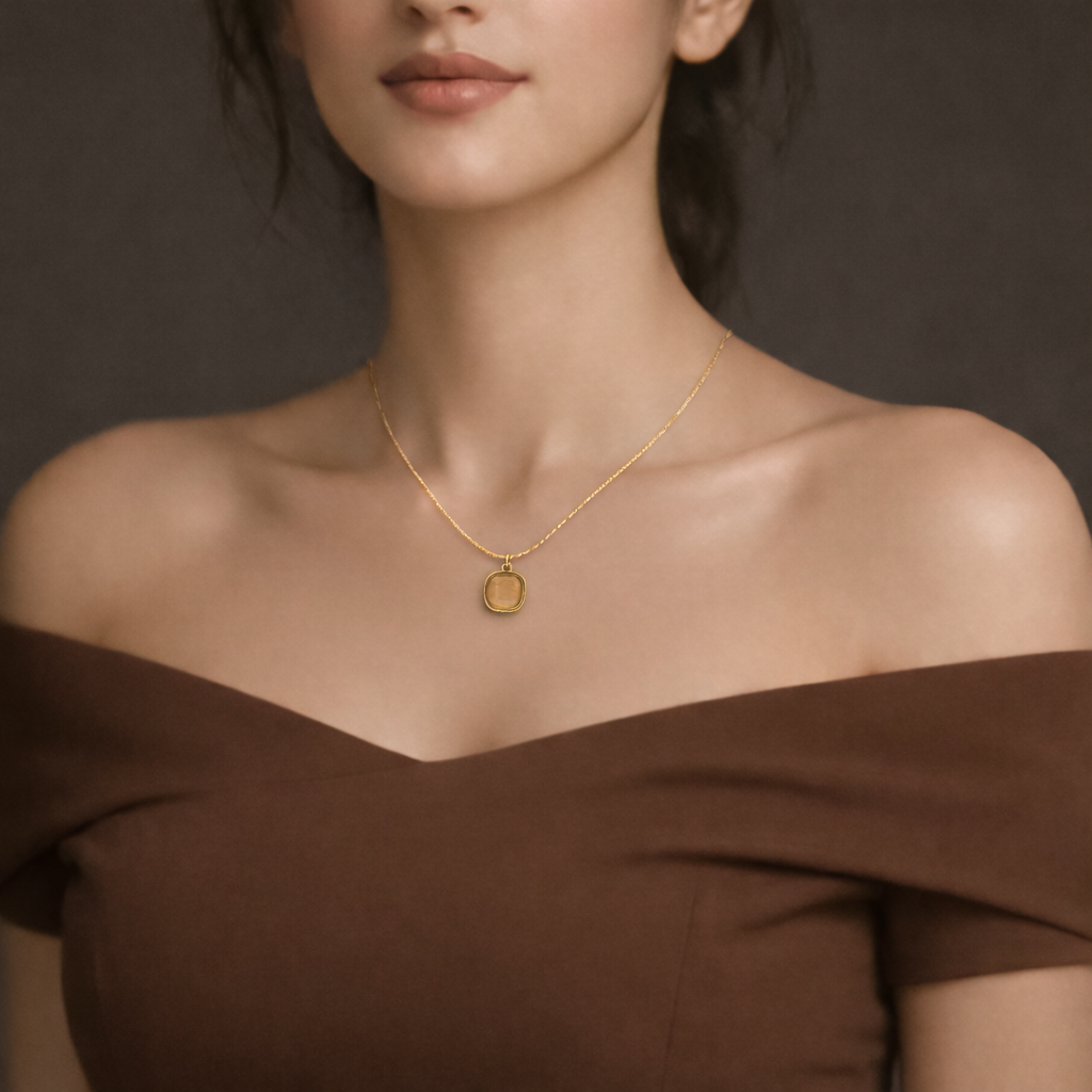 Iris Champagne Necklace