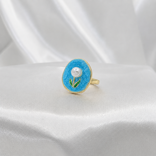 Snow Pearl Ring
