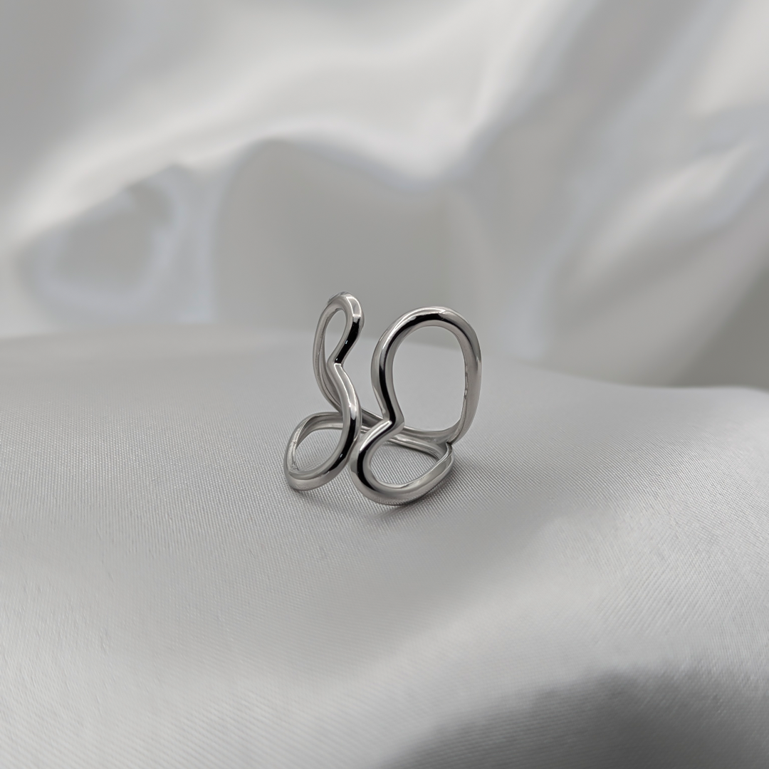 Twin Heart Ring