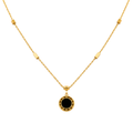 Midnight Roman Charm Necklace