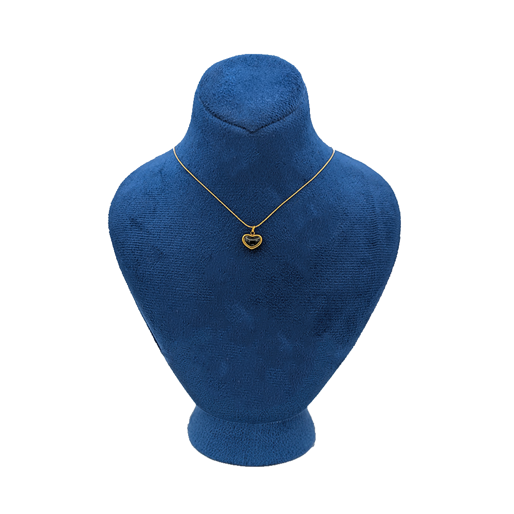 Amora Heart Black Necklace