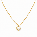 Amora Heart White Necklace