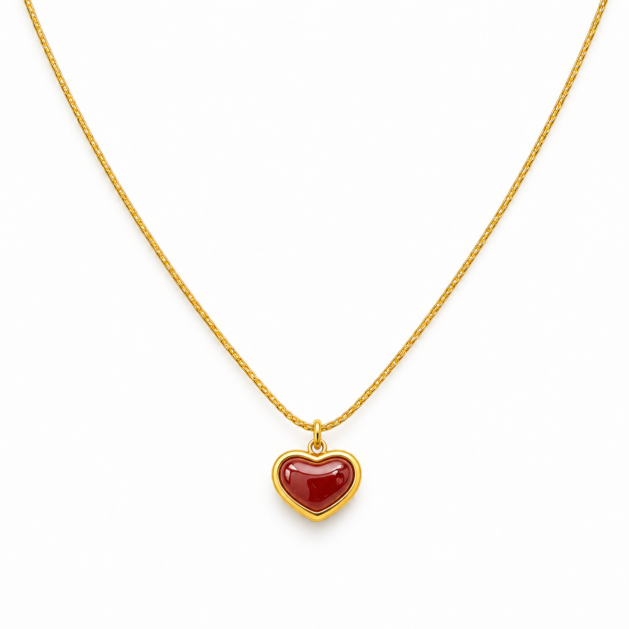 Amora Heart Red Necklace