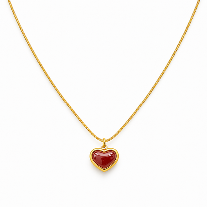 Amora Heart Red Necklace