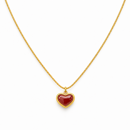 Amora Heart Red Necklace