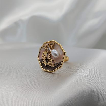 Angel Pearl Ring