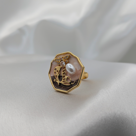 Angel Pearl Ring