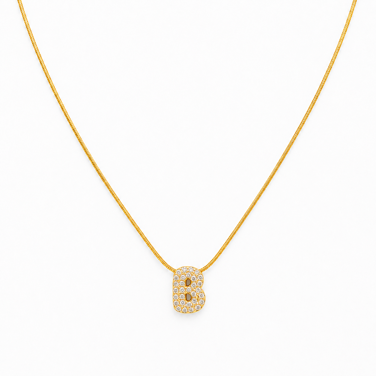 Alphabet "B" Necklace