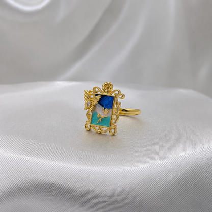 Butterfly Pearl Ring