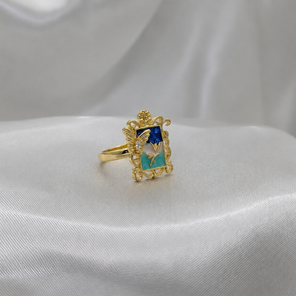 Butterfly Pearl Ring