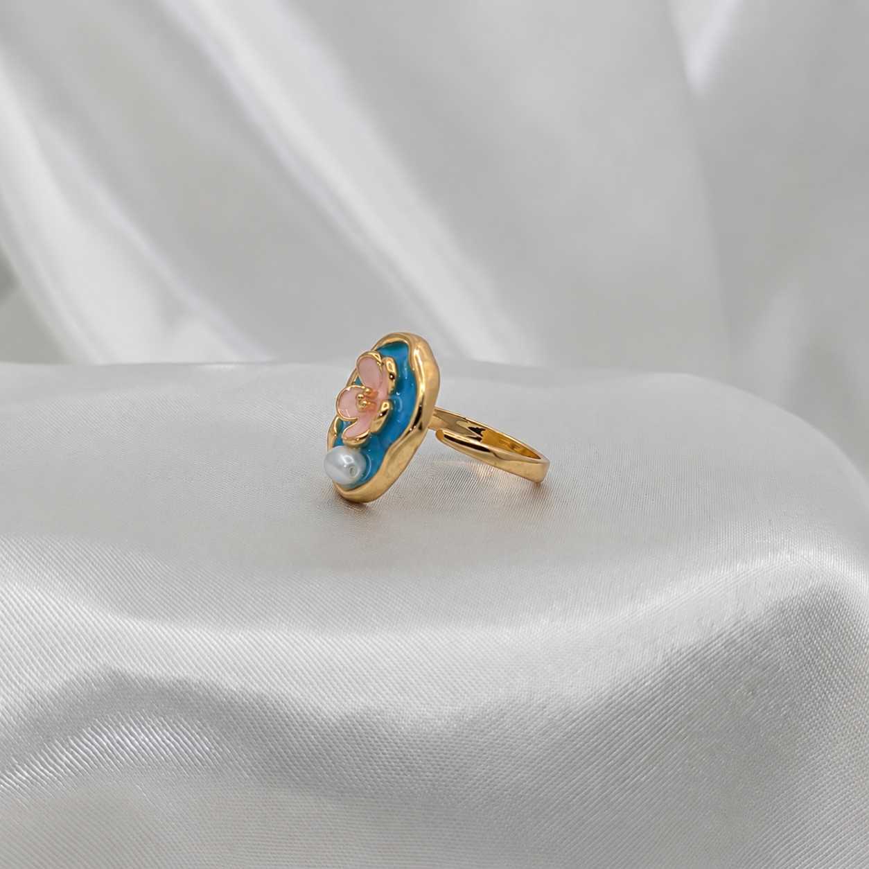 Cherry Blossom Pearl Ring
