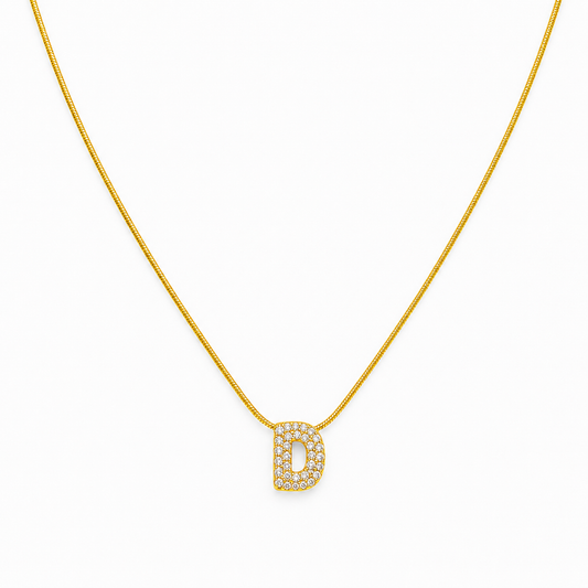 Alphabet "D" Necklace