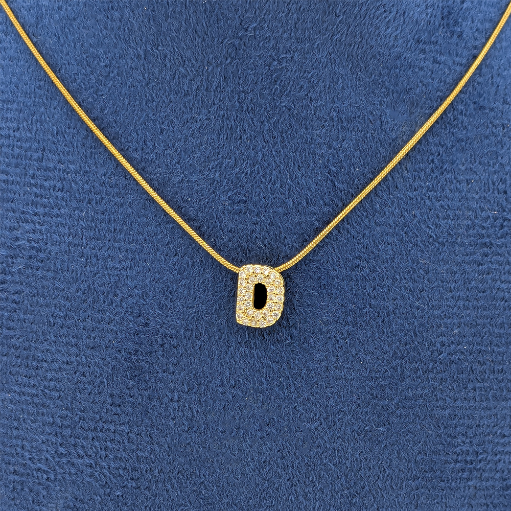 Alphabet "D" Necklace