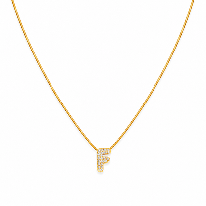 Alphabet "F" Necklace