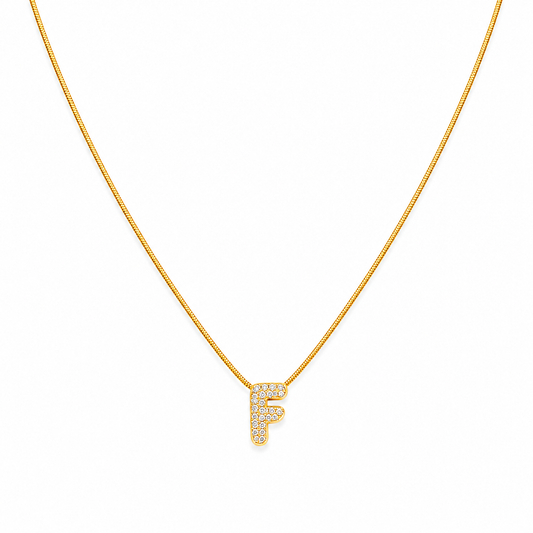 Alphabet "F" Necklace