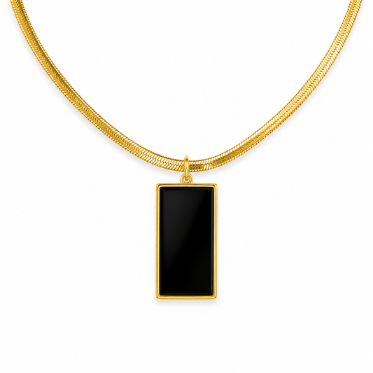 Glided Noir Necklace