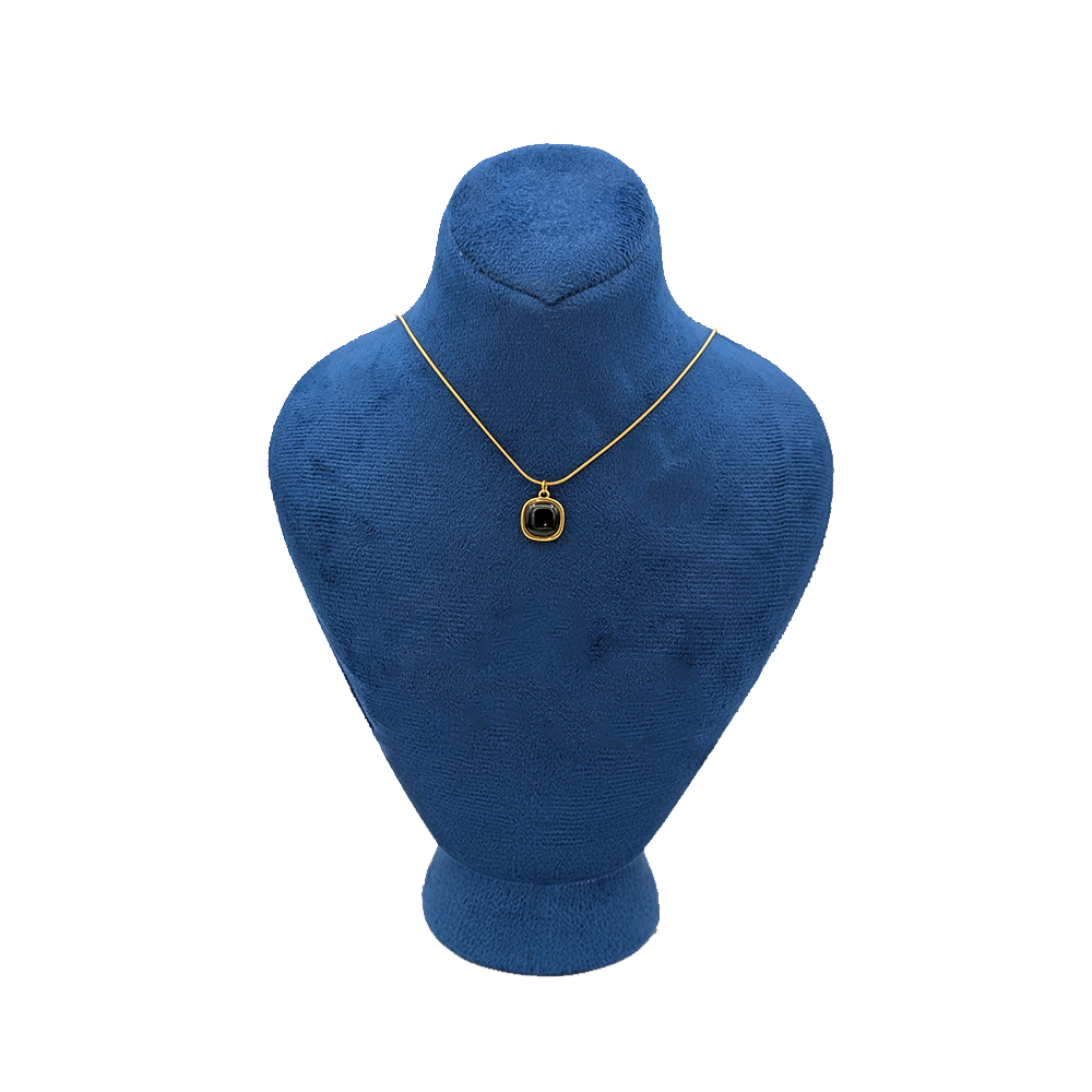 Iris Black Necklace