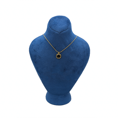 Iris Black Necklace