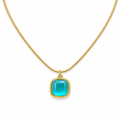 Iris Ocean Blue Necklace