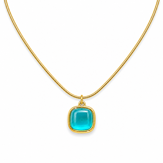 Iris Ocean Blue Necklace