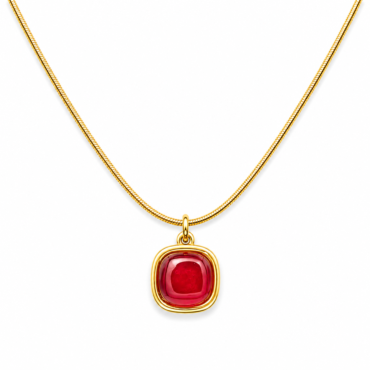 Iris Red Necklace