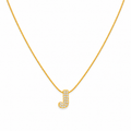 Alphabet "J" Necklace