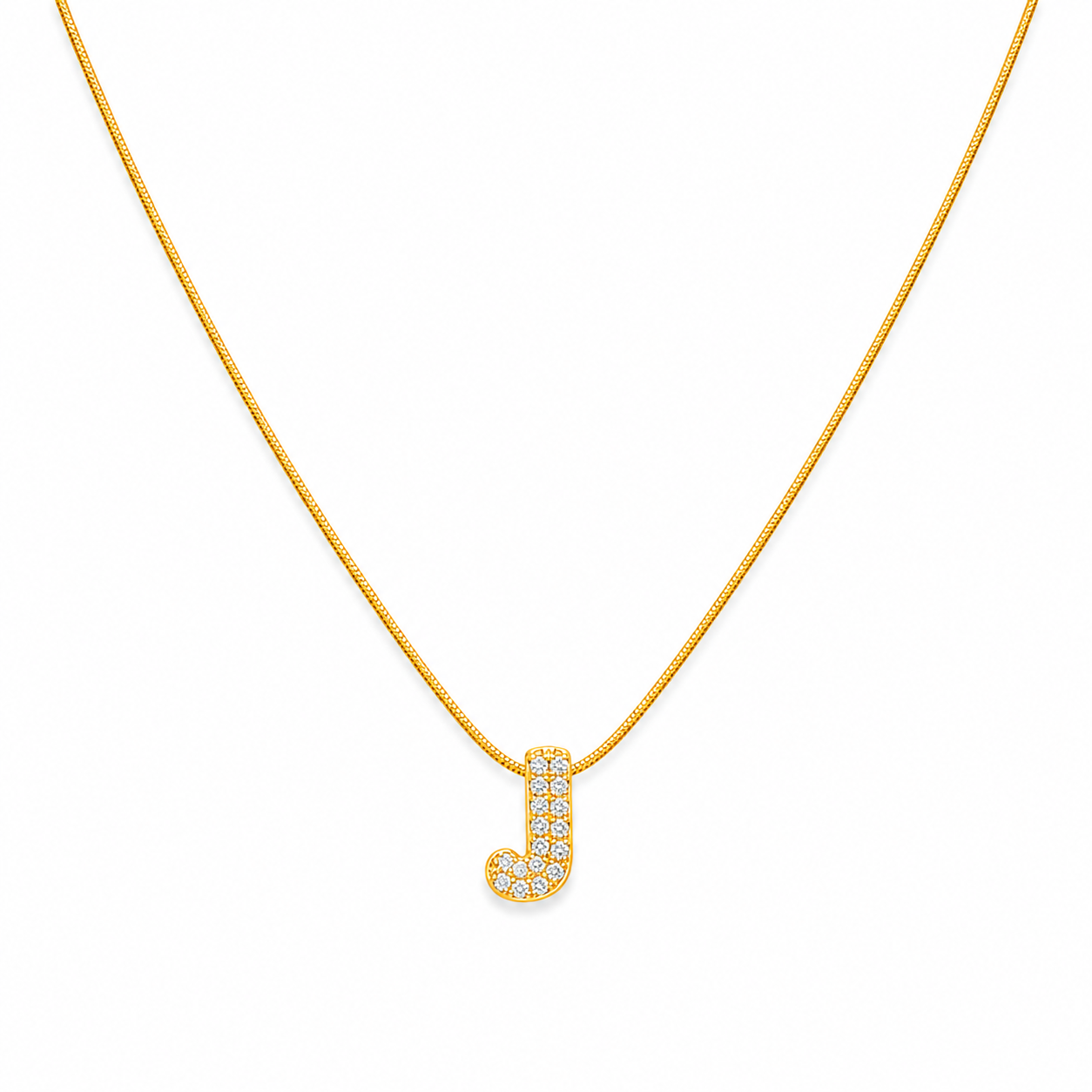 Alphabet "J" Necklace