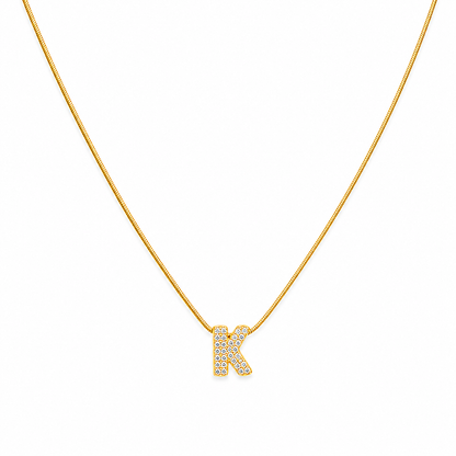 Alphabet "K" Necklace