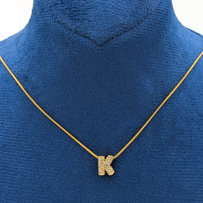 Alphabet "K" Necklace