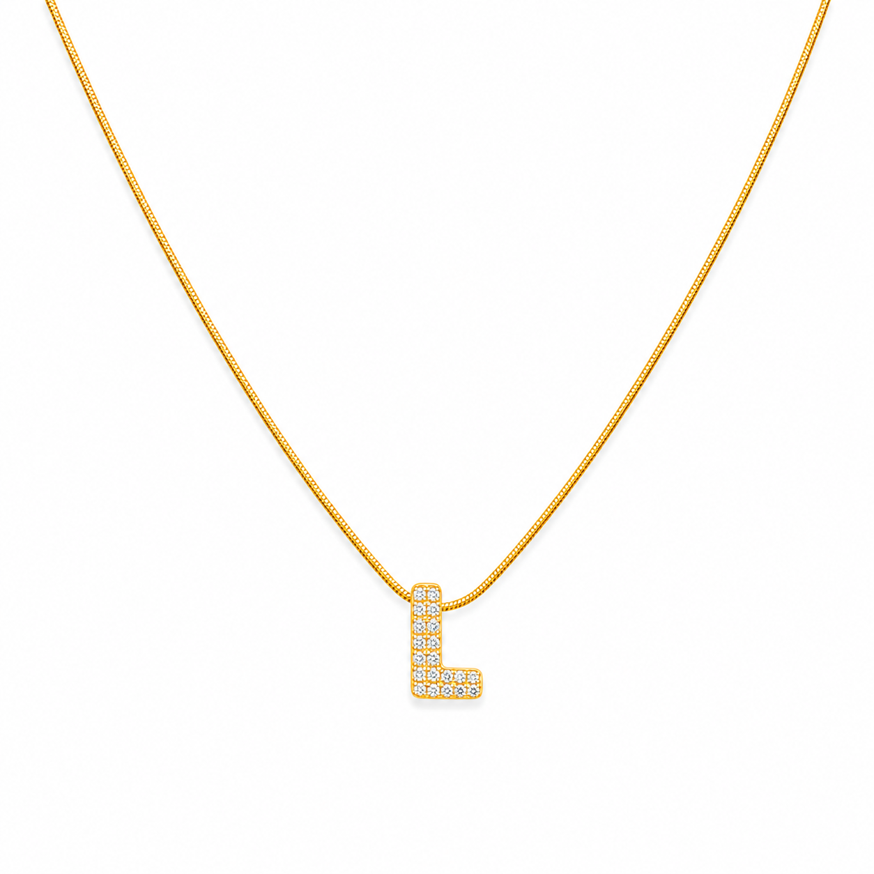 Alphabet "L" Necklace