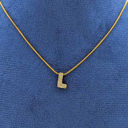 Alphabet "L" Necklace