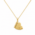 Love Heart Book Necklace