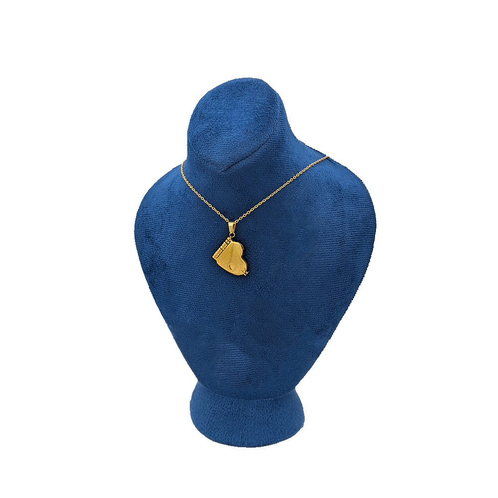 Love Heart Book Necklace