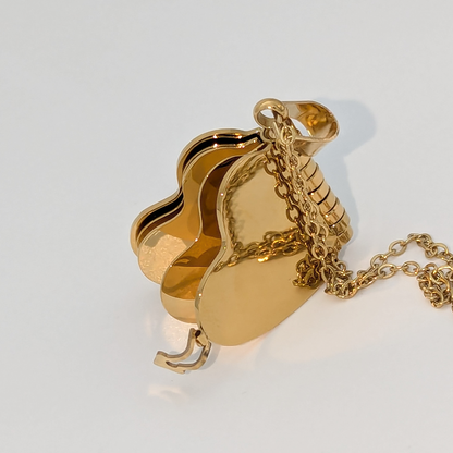 Love Heart Book Necklace