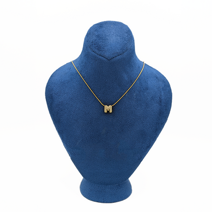Alphabet "M" Necklace