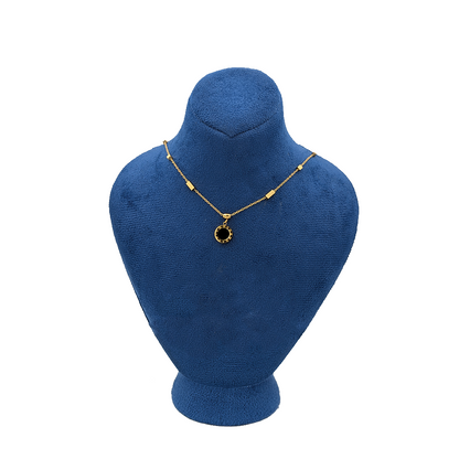 Midnight Roman Charm Necklace