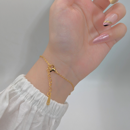 Mini Cherry Heart Bracelet