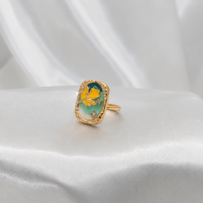 Minty Green Ring