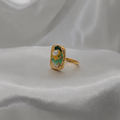 Minty Pearl Ring