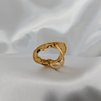 Molten Oval Ring