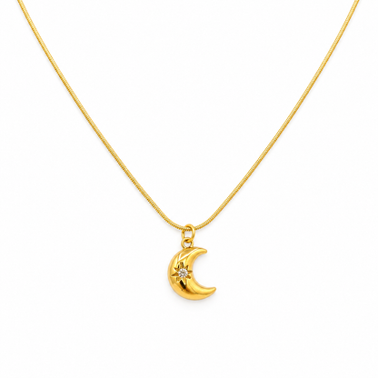 Nova Crescent Moon Necklace