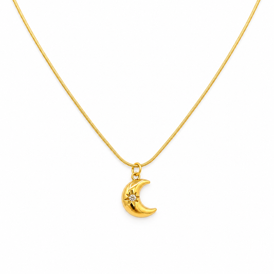 Nova Crescent Moon Necklace