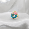 Ocean Floral Ring