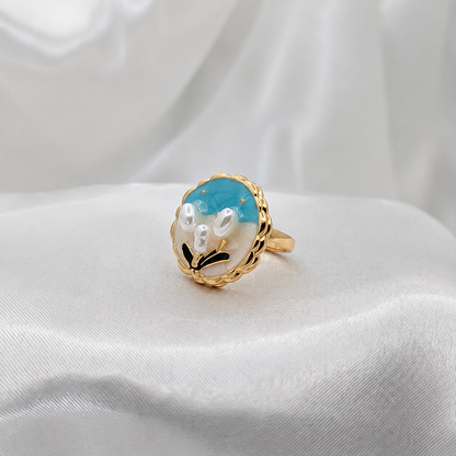 Ocean Pearl Ring