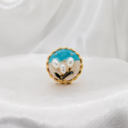 Ocean Pearl Ring