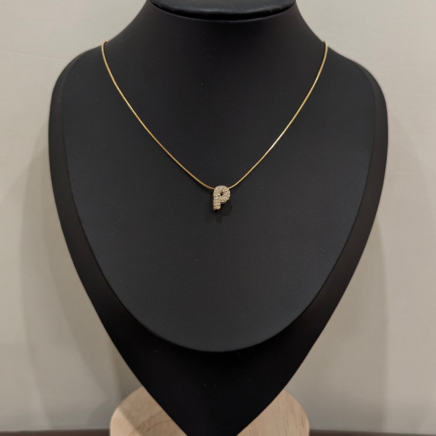 Alphabet "P" Necklace