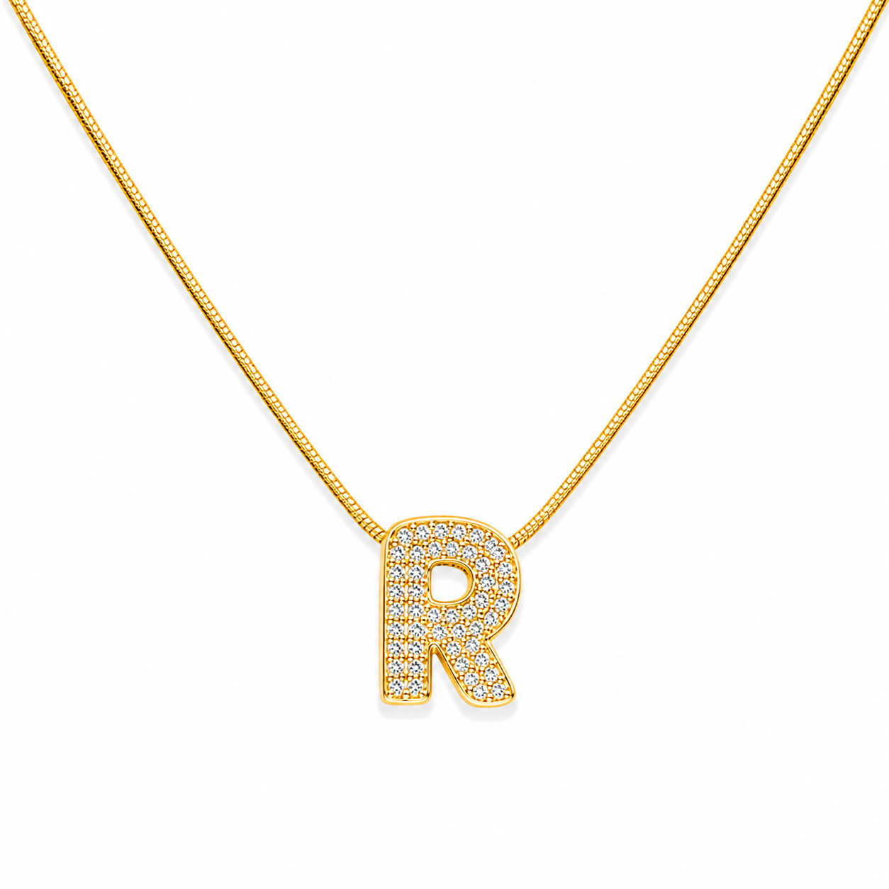 Alphabet "R" Necklace