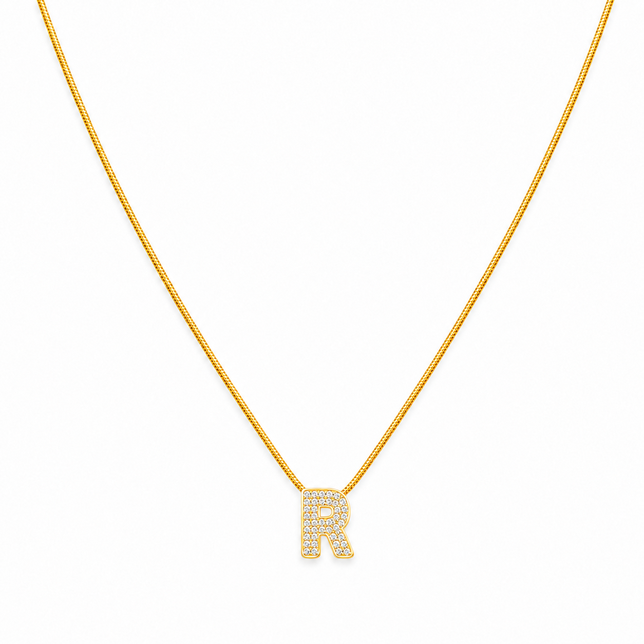 Alphabet "R" Necklace