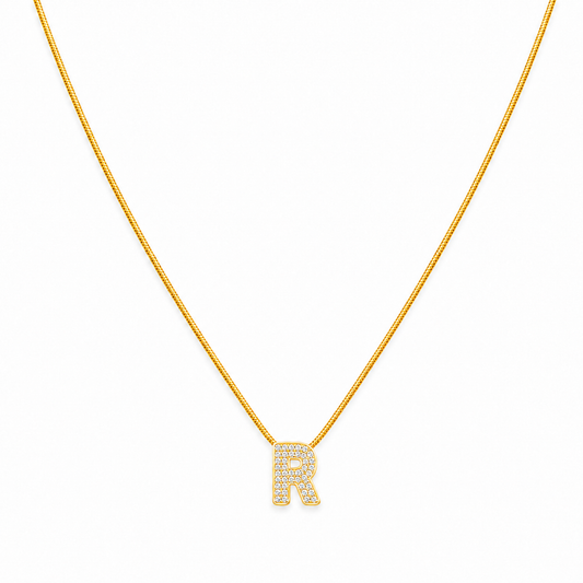 Alphabet "R" Necklace